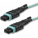 StarTech.com 5m (16.4ft) MTP(F)/PC OM3 Multimode Fiber Optic Cable, 50/125, 40G, Low Insertion Loss, MPO Fiber Jumper Cord
