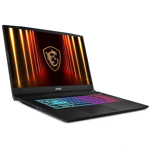 MSI Katana 17 HX B14WGK-077CA 17.3 240Hz QHD Gaming Laptop, Intel® Core™ i9-14900HX, RTX 5070, 32GB DDR5, 1TB NVMe PCIe SSD, Wi-Fi 6E, BT 5.3, 4 Zone RGB, Win11 Home