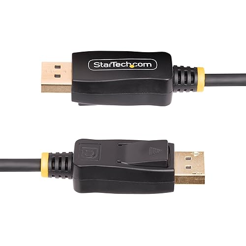 StarTech.com 3.3ft (1m) DisplayPort to HDMI Adapter Cable, 4K 60Hz with HDR, DP to HDMI 2.0b Cable, Active Video Converter