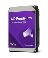 Western Digital 12TB WD Purple Pro Surveillance Internal Hard Drive HDD - SATA 6 Gb/s, 512 MB Cache, 3.5 - WD122PURP