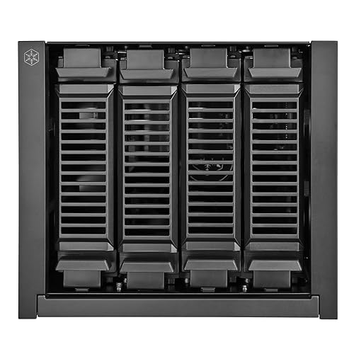 Silverstone Techology FS304-V Three (3) 5.25 Bay to Four (4) 3.5 SAS 12G / SATA 6G Trayless Hot-swap Cage, SST-FS304B-V Plastic Tray Four 3.5