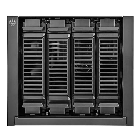 Silverstone Techology FS304-V Three (3) 5.25 Bay to Four (4) 3.5 SAS 12G / SATA 6G Trayless Hot-swap Cage, SST-FS304B-V Plastic Tray Four 3.5