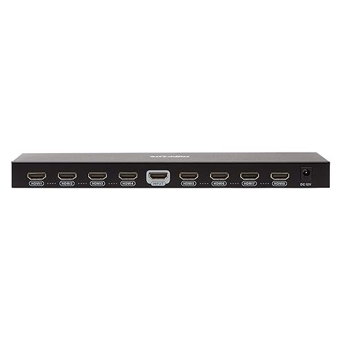 Tripp Lite HDMI Splitter, 8 Port 1 in 8 Out Splitter, 8 Display Compatible, 4K @ 60 Hz, HDCP 2.2, EDID Management (B118-008E-UHD-2)