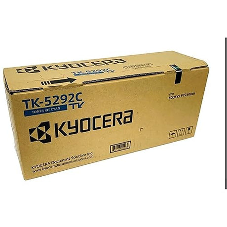 KYOCERA TK-5292C Original Laser Toner Cartridge - Cyan - 1 Each - 13000 Pages