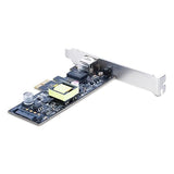 StarTech.com 1-Port 2.5Gbps NBASE-T PoE Network Card, Intel I225-V, 802.3af/at PoE+ Multi-Gigabit NIC, PCI Express Server LAN Card, SATA Powered Desktop Ethernet Interface (PR12GIP-NETWORK-CARD) 2.5Gbps Intel 1 Port