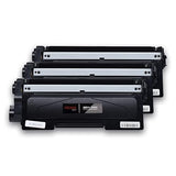 Premium Tone 3-Pack Replacement for Brother TN-660 TN660 - Black Toner