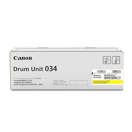 Canon Genuine Toner Drum 034, Yellow