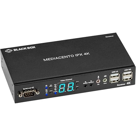 Black Box Network Services WALLPLATE Transmitter - 4K, HDMI, VGA, USB