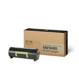 Ecotone Toner Carttridge - Remanufactured for Lexmark 56F1H00 - Black – Made in Canada