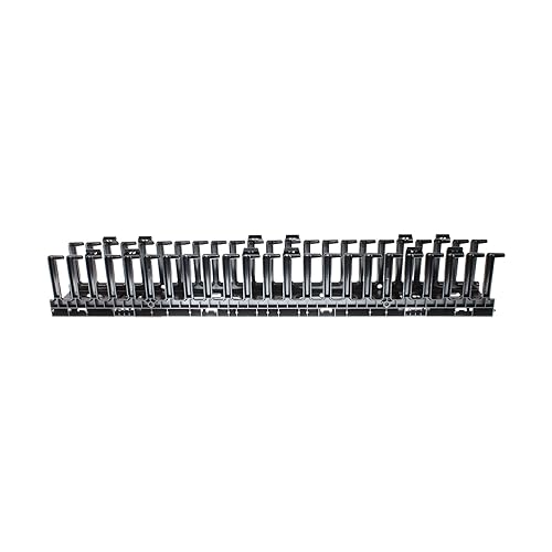 Panduit WMPVF45E Vertical Cable Manager, Black 22 RU Black