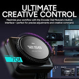 Cooler Master MasterHUB Encoder Dial with IPS Display: Freeform 2.0 Modular Platform - Scene Switching, Volume Control, Clock, Timer, and Endless Creative Possibilities