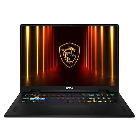 MSI Vector A18 HX 18” 240Hz QHD+ Gaming Laptop: AMD Ryzen 9-9955HX, NVIDIA Geforce RTX 5080, 64GB DDR5, 2TB NVMe SSD, Type C, Wi-Fi 7, Win 11 Pro: Cosmo Gray A9WIG-076US
