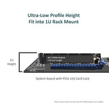 Vantec M.2 NVMe PCIe x4 Low Profile Adapter with 110 Length Support (UGT-M2PC130), Black