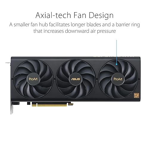 ASUS ProArt GeForce RTX™ 4070 Super OC Edition Graphics Card (PCIe 4.0, 12GB GDDR6X, DLSS 3, HDMI 2.1a, DisplayPort 1.4a)