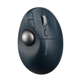 Kensington Pro Fit Ergo TB550 Trackball Mouse, Rechargeable Battery Included, Bluetooth(LE) & 2.4GHz Wireless Connections, Ergonomic Design, 4D Scroll Wheel, Charcoal Blue (K72196WW) Charcoal Blue/Grey Ball Wireless