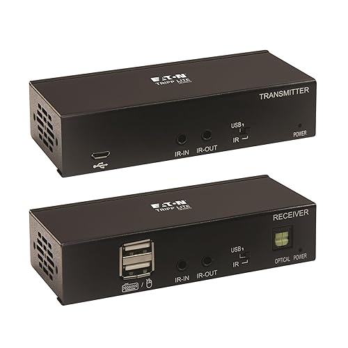 Tripp Lite DisplayPort Over Cat6 Ethernet Extender, Transmitter/Receiver Kit, Up to 230 Feet / 70 Meters, 4K@60Hz Video, 4:4:4, Power Over Cable, TAA Compliant, 1-Year Warranty (B127A-1A1-BDBDA)