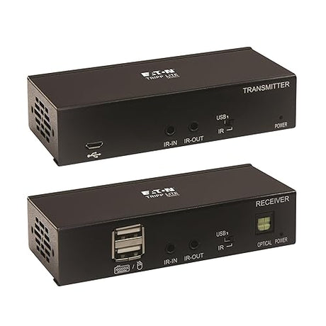 Tripp Lite DisplayPort Over Cat6 Ethernet Extender, Transmitter/Receiver Kit, Up to 230 Feet / 70 Meters, 4K@60Hz Video, 4:4:4, Power Over Cable, TAA Compliant, 1-Year Warranty (B127A-1A1-BDBDA)
