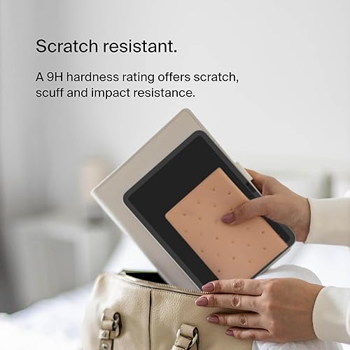 Belkin ScreenForce™ TemperedGlass Screen Protector for iPad 10th Generation with Apple Pencil Compatibility, Edge-to-Edge Fit, & Included Easy Align Tray for Flawless, Bubble Free Application