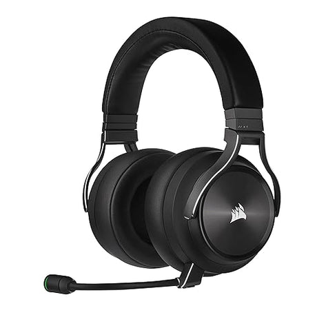 CORSAIR Virtuoso RGB Wireless XT High-Fidelity Gaming Headset with Spatial Audio, Slate