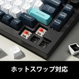 Keychron Q1 Max Hotswap Wireless Mechanical Keyboard|RGB|Aluminum Frame|Carbon Black|with Knob|Gateron Jupiter Brown|75% Layout (84 Keys)|Windows Mac OS (Q1M-M3) Jupiter Brown Carbon Black