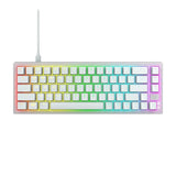 Xtrfy Cherry K5V2 Compact, Mechanical Gaming Keyboard in 65% Format US Layout Hot Swappable, Cherry MX2A RED Switches (Transparent White)