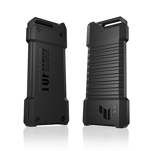 TUF Gaming AS1000 (USB-C 3.2 Gen 2x1 Portable M.2 NVMe® PCIe® SSD 1 TB, Aluminum Alloy Chassis with a Thermal pad, Military Grade MIL-STD-810H Drop Resistance, and IP68 Water/dust Resistance) TUF Gaming AS1000 (Included 1TB SSD)