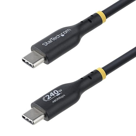 StarTech.com 13ft USB-C Charging Cable, USB-IF Certified USB C Cable, 240W PD EPR, USB 2.0 Type-C Laptop Charger Cord, M/M 13 ft