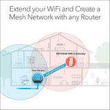 NETGEAR AX1800 WiFi 6 Mesh Extender, WiFi Repeater, Tri-Band, Ethernet Connector