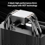 be quiet Pure Rock 3 LX CPU Air Cooler | 4 High Performance 6mm Heat Pipes with HDT Technology | 120mm Quiet ARGB PWM Fan | AMD:AM4 AM5/Intel LGA 1700/1150/1151/1200 | Black | BK040