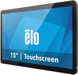 Elo 1504L - 15 Touchscreen Monitor with Anti-Glare Glass - TouchPro PCAP 10 Touch, 1920 x 1080, No Stand, Black 15-inch (No Stand) TouchPro PCAP Anti-Glare