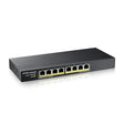 Zyxel 8-Port PoE GbE Switch | Smart-Hybrid Mode | 8X PoE+ @60W | Optional Nebula Cloud | Desktop| Fanless [GS1915-8EP] GS1915-8EP-EU0101F