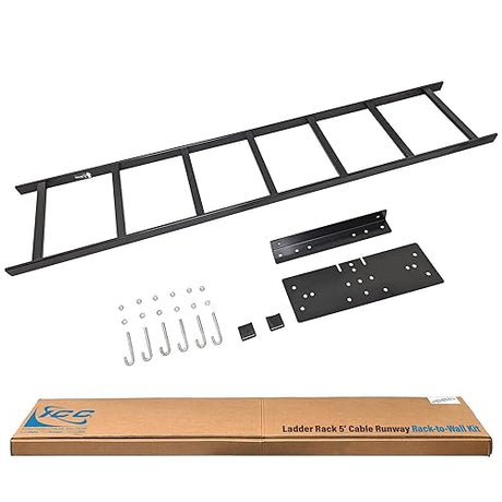 ICC Ladder Rack 5â€™ Cable Runway Rack-to-Wall Kit 1 Pack 5 FT Rack-to-wall Kit