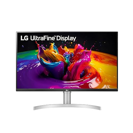 LG 27UL550-W 27 Inch 4K UltraFine IPS LED HDR Monitor with Radeon Freesync Technology and HDR 10, Silver 27 inch UHD Tile/Height/Pivot
