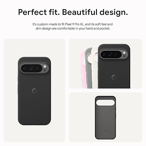 Google Pixel 9 Pro XL Case - Android Phone Case - Durable Protection - Stain-Resistant Silicone - Slim Design - Obsidian Pixel 9 Pro XL Obsidian