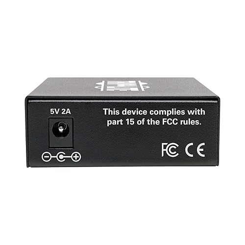 Tripp Lite Network Copper RJ45 Ethernet to Fiber SC Duplex Singlemode Cable Extender Converter, 1310nm Wavelength, Gigabit Network, Extend 12.4 Miles / 20 Km, 2-Year Warranty (N785-INT-SC-SM) Basic SC / Singlemode 1310nm