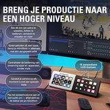 Elgato Stream Deck MK.2 White – Studio Controller, 15 macro keys, trigger actions in apps and software like OBS, Twitch, ?YouTube and more, works with Mac and PC Stream Deck White White