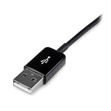 StarTech.com 3m Dock Connector to USB Cable for Samsung Galaxy Tab - USB to Samsung 30 pin Charge and Sync Data Cable - 3 meter, Black (USB2SDC3M) Galaxy Tab Dock Connecter 10 ft / 3m