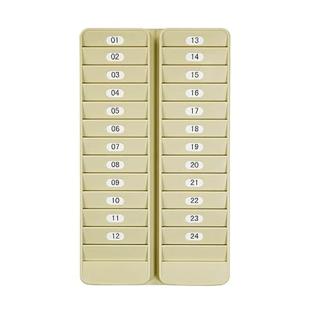 Pyramid 500-24 Badge Rack, 24 Pocket