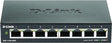 D-Link 8-Port Gigabit Smart Managed Desktop Switch, Layer 2 Features, VLANs, Cable Diagnostics, Compact, Fanless, Energy Saving Features, Smart Web GUI (DGS-1100-08V2) Switch 8 Port Gigabit V2