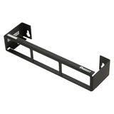 Panduit CWPP12WBL 12-Port Flat Patch Panel with Wall-Mount Bracket, Black