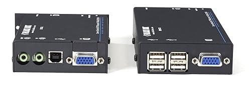 Black Box KVM Extender VGA USB Audio CATx Dual Access