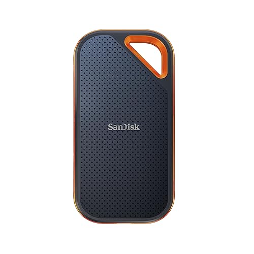 SanDisk 1TB Extreme PRO Portable SSD - Up to 2000MB/s - USB-C, USB 3.2 Gen 2x2, IP65 Water and Dust Resistance, Updated Firmware - External Solid State Drive - SDSSDE81-1T00-G25 1TB New Generation