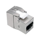 Tripp Lite Cat6a/Cat6/Cat5e Toolless Keystone Jack RJ45, Shielded, Dust Cap PoE/PoE+ Compliant, TAA