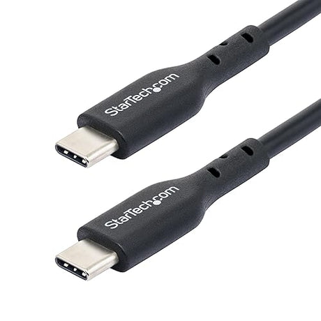 StarTech.com 15ft (4.5m) USB-C Charging Cable, Charge & Sync, 60W (3A) PD, USB 2.0 Laptop Charger Cable, TPE, Charging Cord
