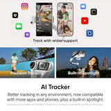 Insta360 Flow 2 AI Tracker Bundle White - Foldable Phone Gimbal, AI Tracking with Any App, Multi-Person Tracking, Built-in Tripod/Selfie Stick, Remote Control, iPhone/Android Stabilizer, Travel & Vlog Summit White