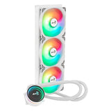 AeroCool Oasis L360 ARGB AIO Liquid CPU Cooler, TDP 300W, 360mm Radiator, Mirage Design with ARGB Lighting, 3x120mm ARGB Fans, Intel LGA 1700, 1200, 115X, 2066, 1366, AMD AM5/AM4 Sockets - White White AIO L360mm