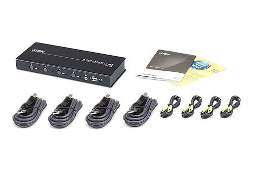 ATEN CS724KM 4-Port USB Boundless KVM Switch