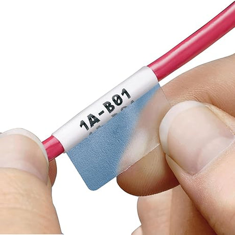 Panduit P1 Wire & Cable Label - 1 Width X 1.6 Length - 175/cartridge - 1/Pack - Clear