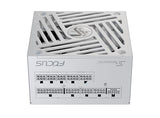 Seasonic Focus GX-750 White ATX3, 750W 80+ Gold Full-Modular, Fan Control in Fanless, Silent, Cooling Mode, 10 Year Warranty, Power Supply for Gaming and Various Application, SRP-FGX751-A5A32SF. Focus Gold 750W White