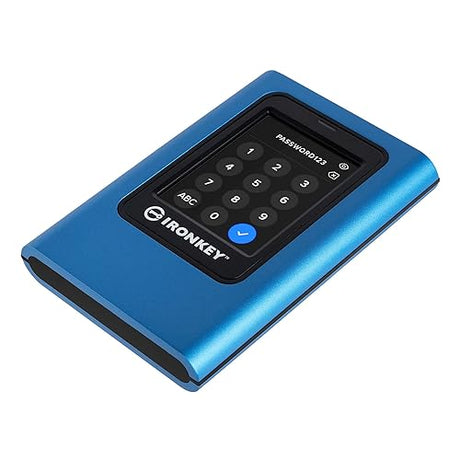 Kingston IronKey Vault Privacy 80 480GB External SSD | FIPS 197 | XTS-AES 256GB Encrypted | Touch Screen PIN | Secure Data Protection | IKVP80ES/480G